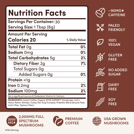 Mushroom Coffee 30 Servings